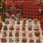 24-Day French Bulldog Christmas Advent Calendar | 24 Unique Collectible Frenchie Characters with Different Outfits, Personalities & Daily Holiday Surprises