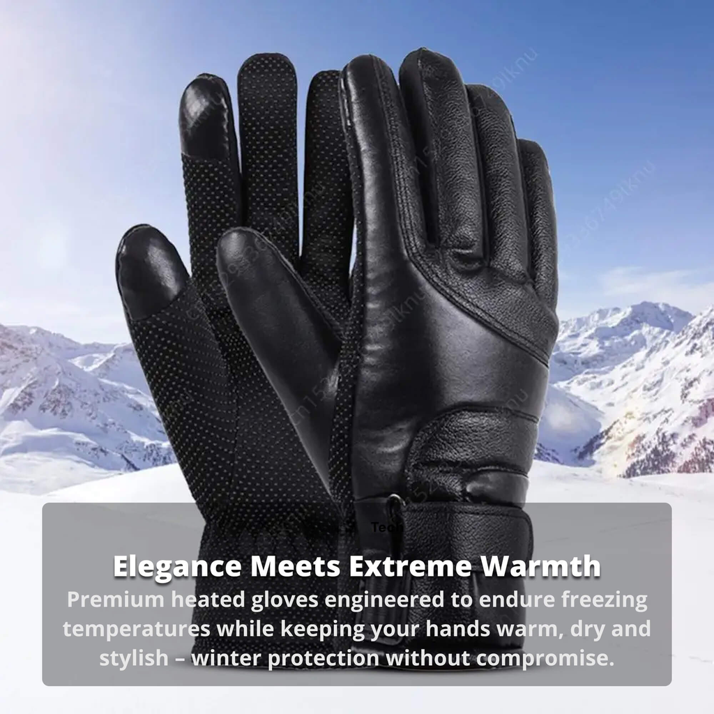 Miroken | Heated Gloves for Women UK – Ladies Thermal Waterproof Winter Gloves with Touch Screen & USB Rechargeable Warm Design