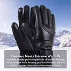Miroken | Heated Gloves for Women UK – Ladies Thermal Waterproof Winter Gloves with Touch Screen & USB Rechargeable Warm Design