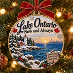 Lake Ontario Forever Christmas Keepsake Ornament