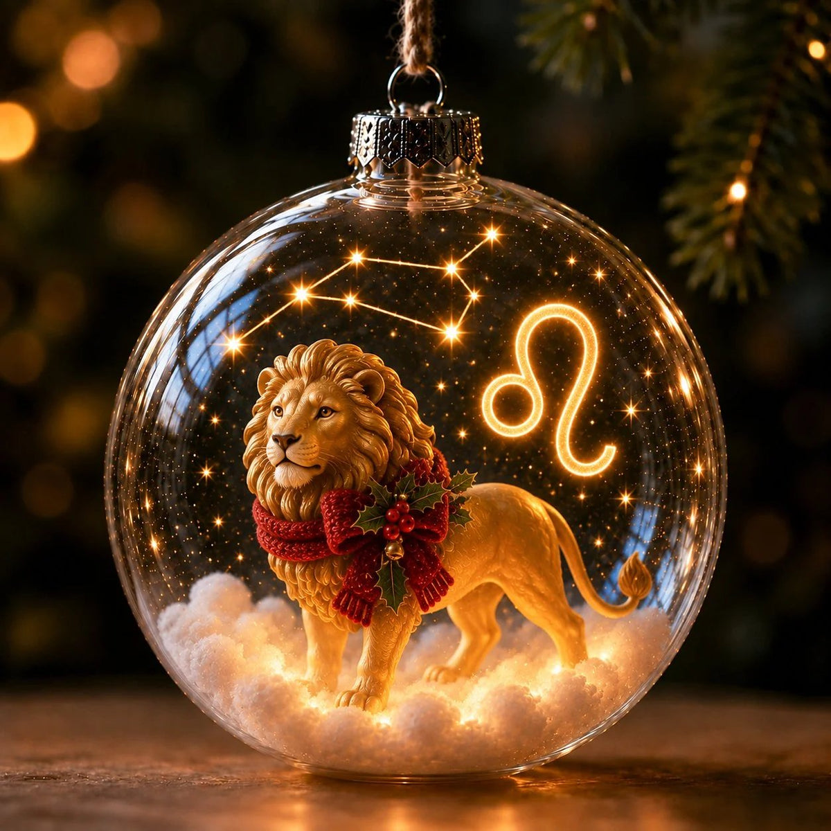 Lighted Zodiac Christmas Ornament