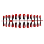Red Ombre Press-On Nails – Short Almond Glossy Gradient Nails