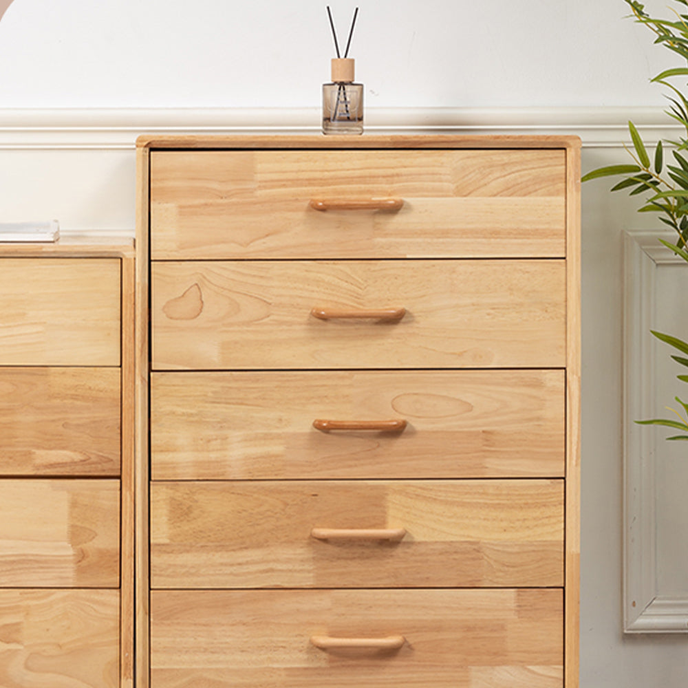 Soft Modern Solid Wood Curved Arch Cabinet Pulls