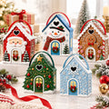 Christmas Cottage Handle Gift Box