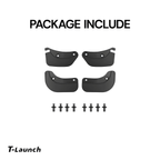 TPE Mud Flaps No-Drill Hidden Fender Guards for Tesla Model Y L 2026+