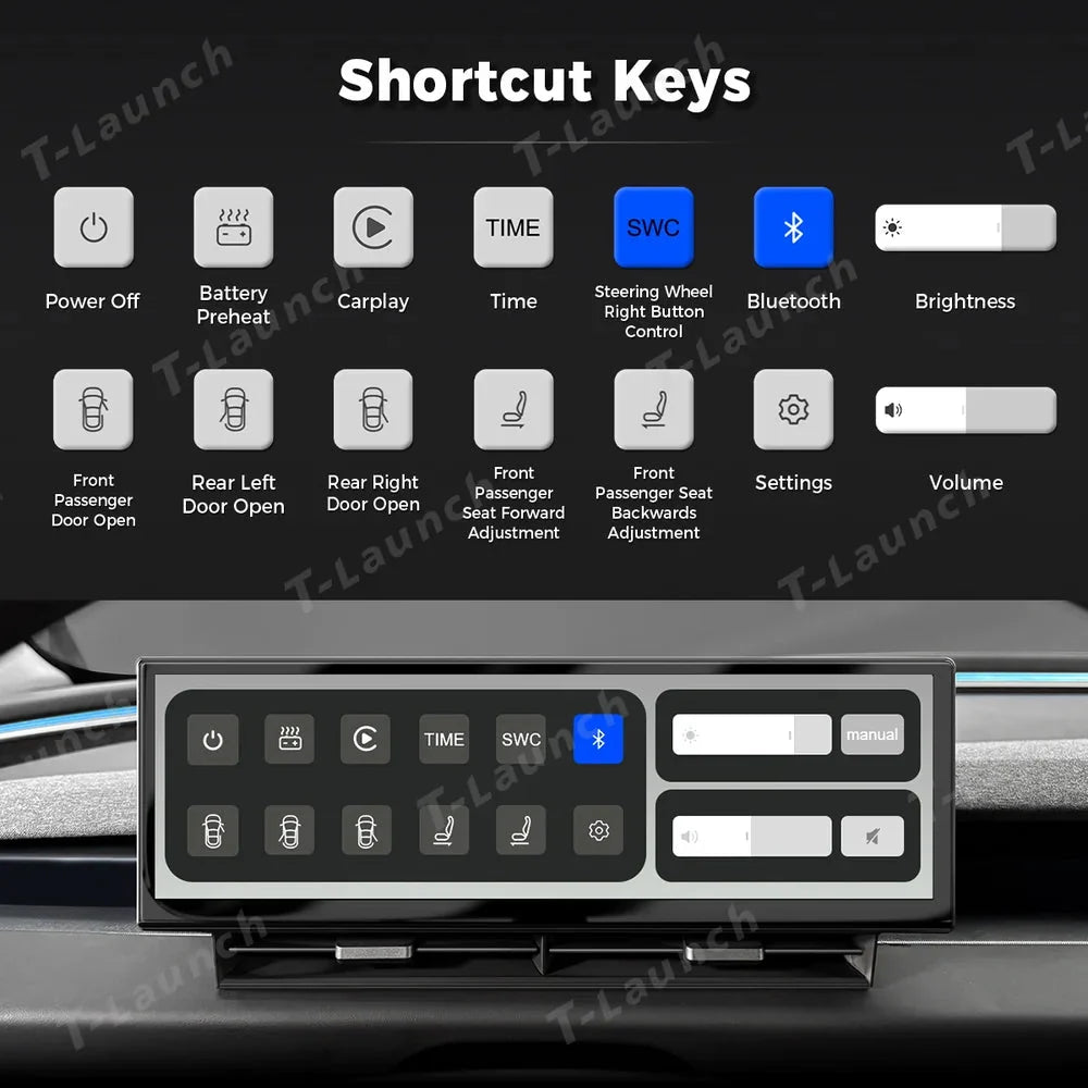 Bundle Save $130: Screen Rotating Swivel Mount + 10.88" Head Up Display