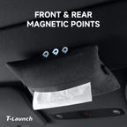 Retractable Roof Sunshade with Dual 1/4" Mounts and Magnetic Points for Tesla Model Y (2020+)