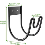 Wall Mounted Garden Hose Holder for Outdoor Hose Storage