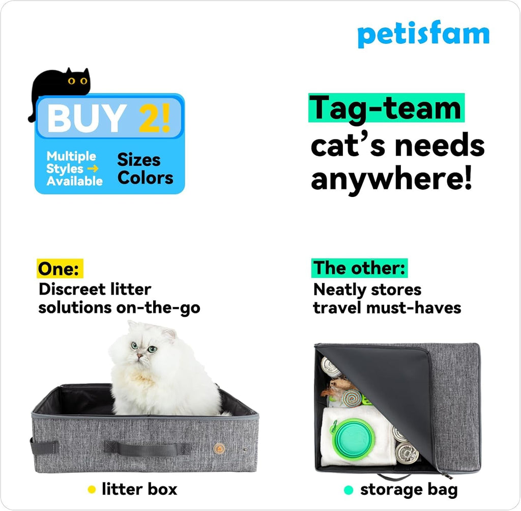 Miroken Portable Travel Cat Litter Box