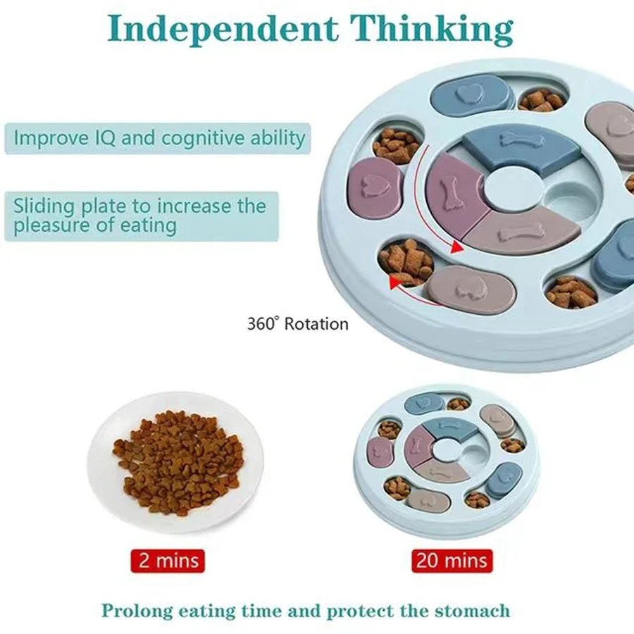Slow Feeder Puzzle Bowl