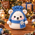 Christmas Crochet Character Gift Pouch