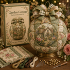 Garden & Birds Patchwork Ornament DIY Kit