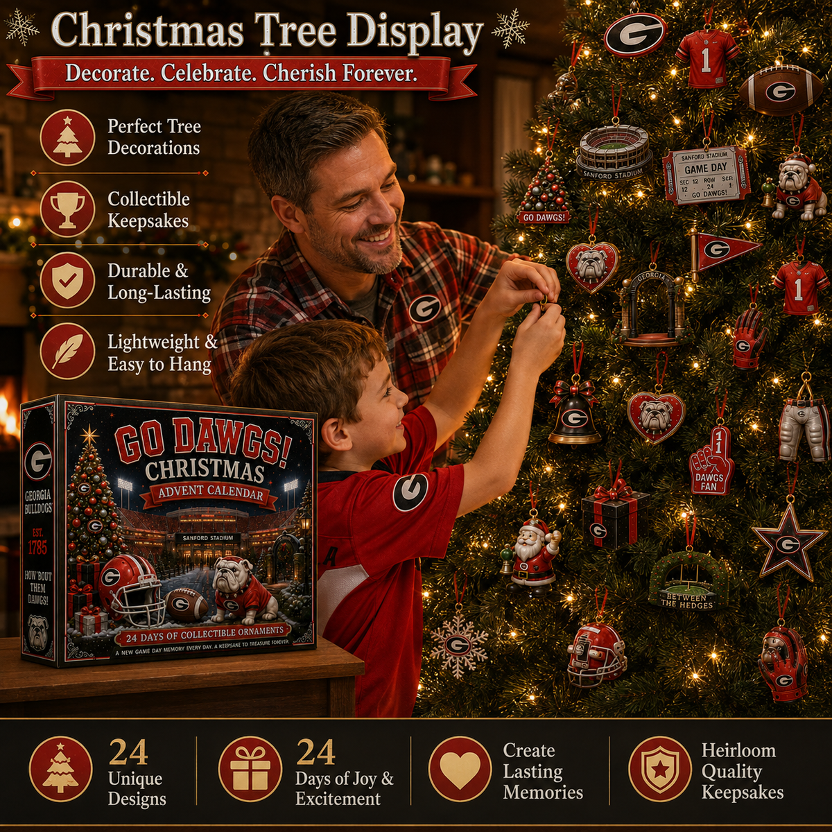 Go Dawgs! Football Christmas Advent Calendar