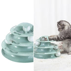 Cat Toy Tower with Tracks