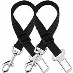 Pet Car Seat Belt 2-Pack, Adjustable