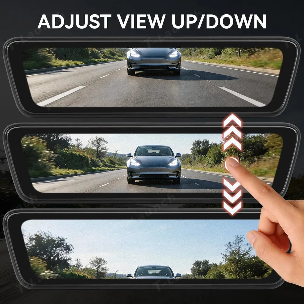 8.2" Streaming Rearview Mirror with Live HD Rear Camera for Tesla Model 3 & Model Y (2021–2026)