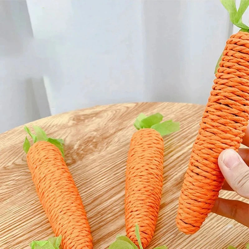 Miroken Catnip Carrot Teething & Scratch Toy