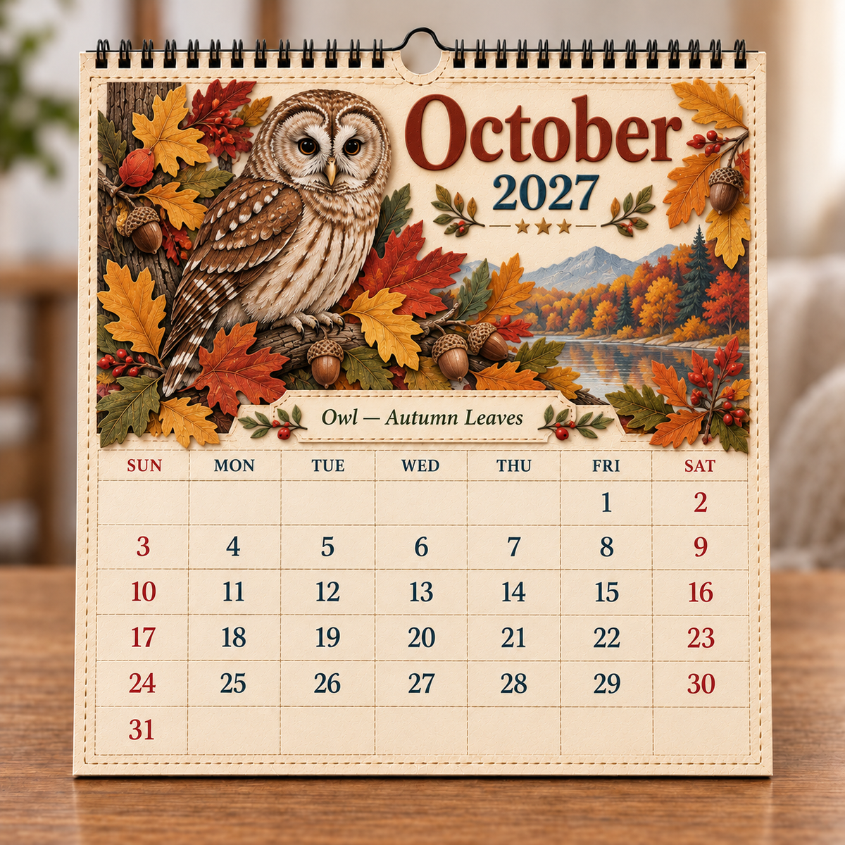 2027 Birds Of America Wall Calendar
