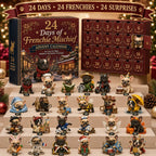 24-Day French Bulldog Christmas Advent Calendar | 24 Unique Collectible Frenchie Characters with Different Outfits, Personalities & Daily Holiday Surprises
