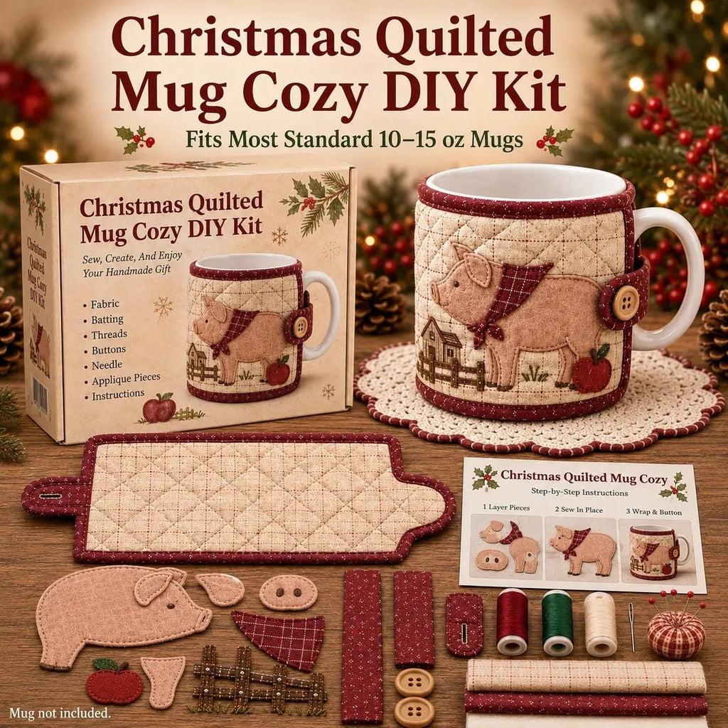 Farmhouse Friends Mug Cozy Sewing Kit