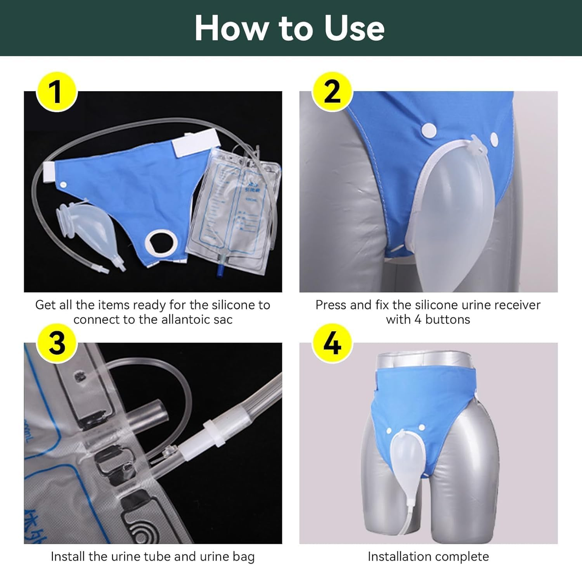 Miroken | Medical grade portable reusable urine drainage bag