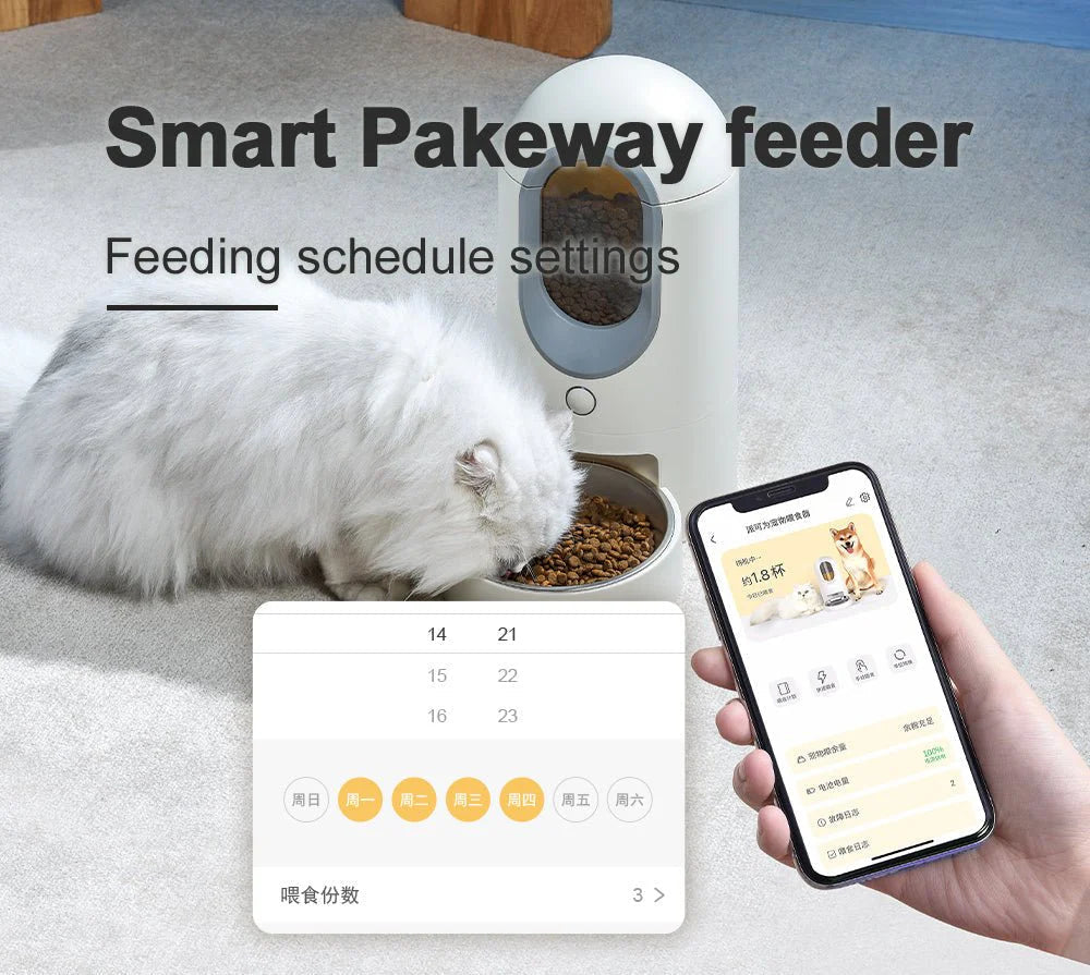 HEYBO Wi-Fi Automatic Cat Feeder