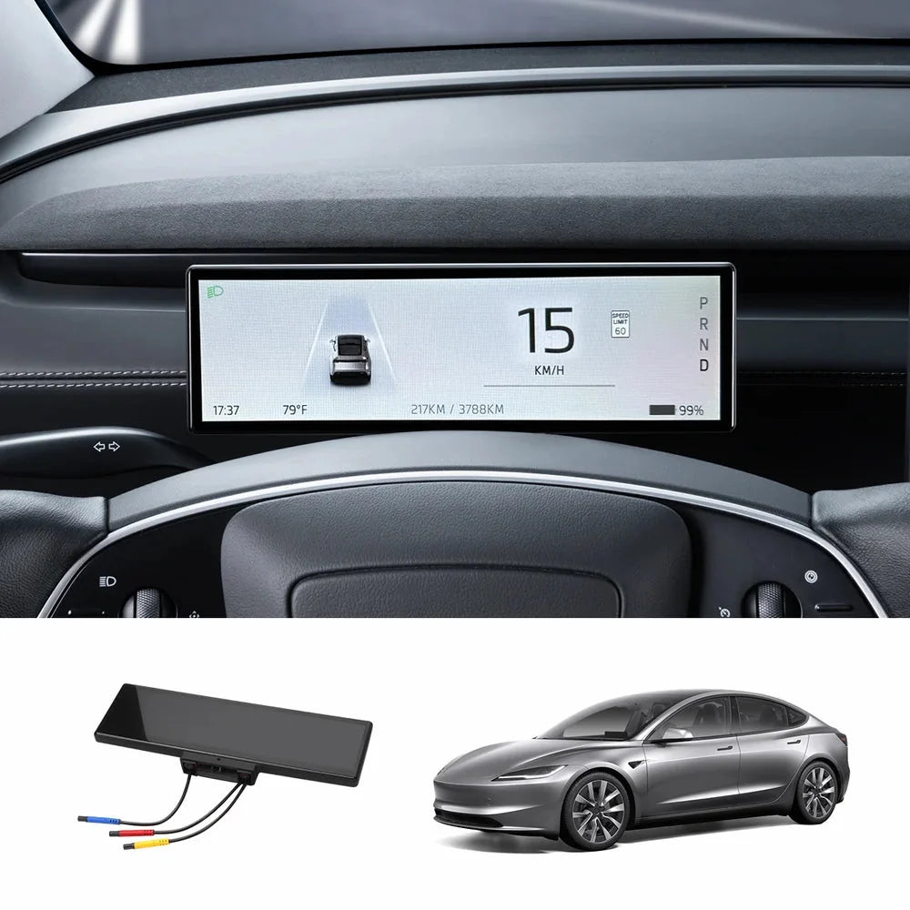 8.8-inch Touch Instrument Cluster Display Upgrade for Tesla Model 3 / Model Y (2017-2026)