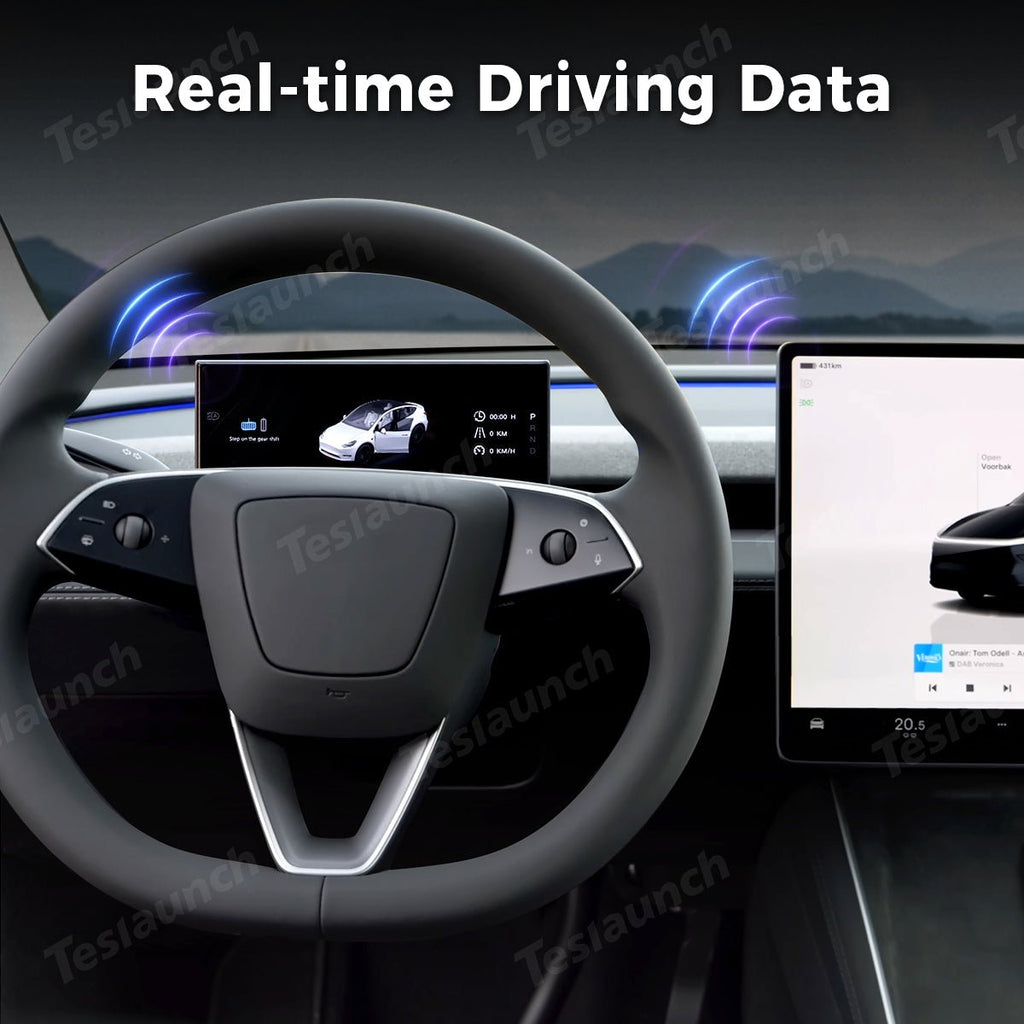 8.9'' Wireless CarPlay & Android Auto HUD for Tesla Model 3 Highland / Model Y Juniper