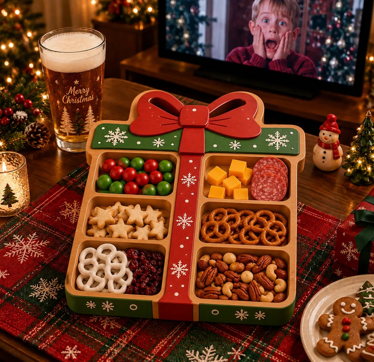 Christmas Snack Serving Tray