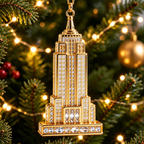 USA Landmark Christmas Ornaments