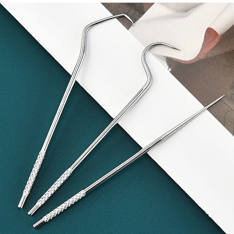 High-Quality Stainless Steel Toothpick Set (7 Pieces) | Dentisafe