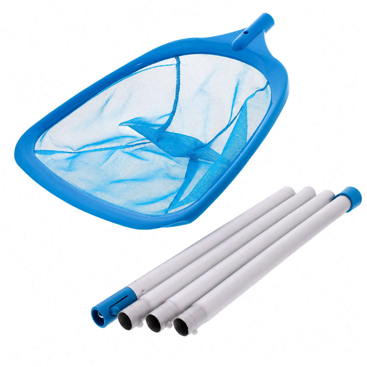 Pool Skimmer Net with Pole – Fine Mesh Leaf & Debris Scoop