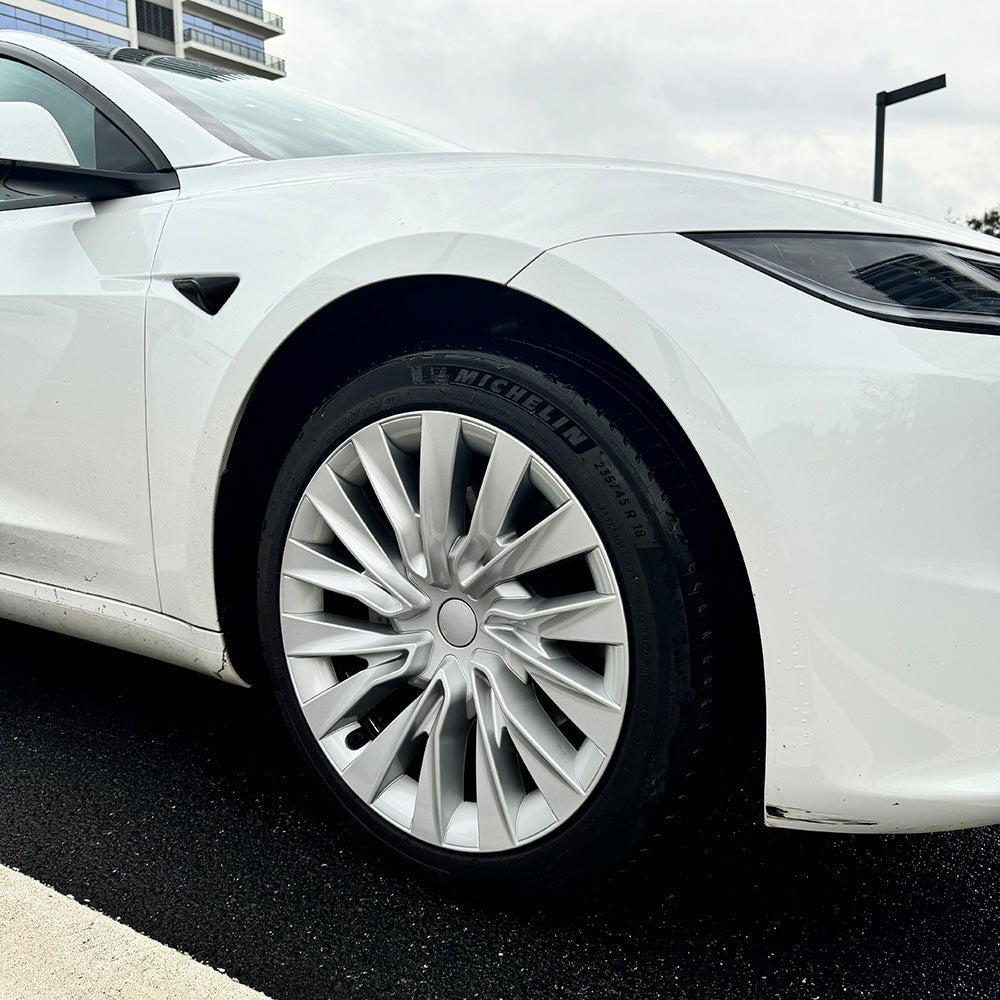 Replacement Nova Style Wheel Hubcap for Tesla 2024+ Model 3 Highland 18'' Photon Wheels (1 PC)