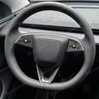 [Real Carbon Fiber] Steering Wheel Trim Cover Kit for Tesla Model YL 2026+