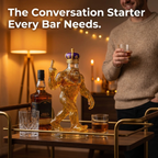Miroken | Whiskey Decanter Funny Bigfoot Glass Bottle