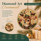 🎁6Pcs Christmas DIY Diamond Painting Ornaments Kit