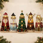 DIY Lighted Christmas Character Sea Glass-Style Lighthouse Kit