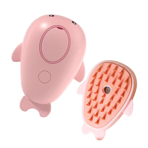 3-in-1 Pet Steam Grooming Brush