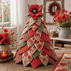 Sunflower Bee Garden Tree DIY Kit-Handmade Fabric Tabletop Tree Decor