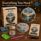 Beginner-Friendly Scripture Pearl Diamond Art Ornament DIY Kit