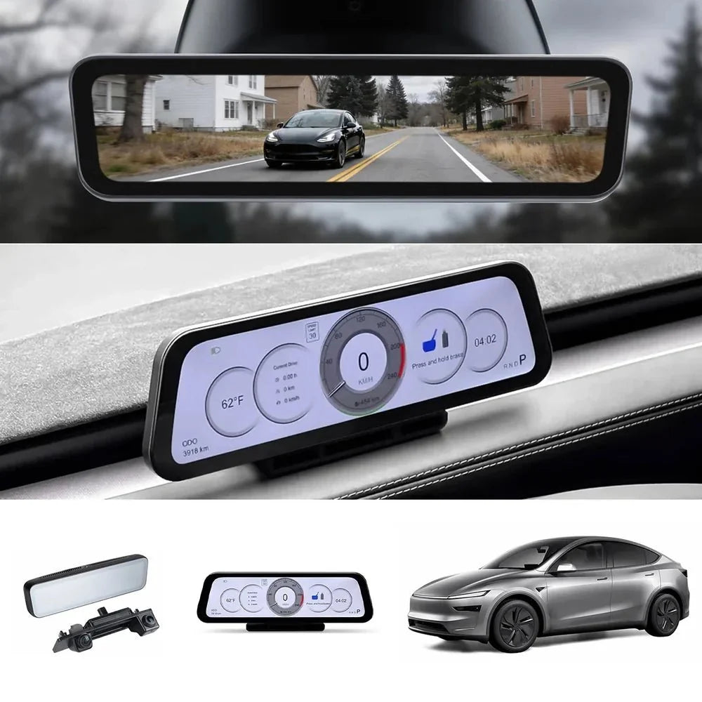 Bundle Save $100: 9.2" Streaming Rearview Mirror + 9.6'' Dashboard Display