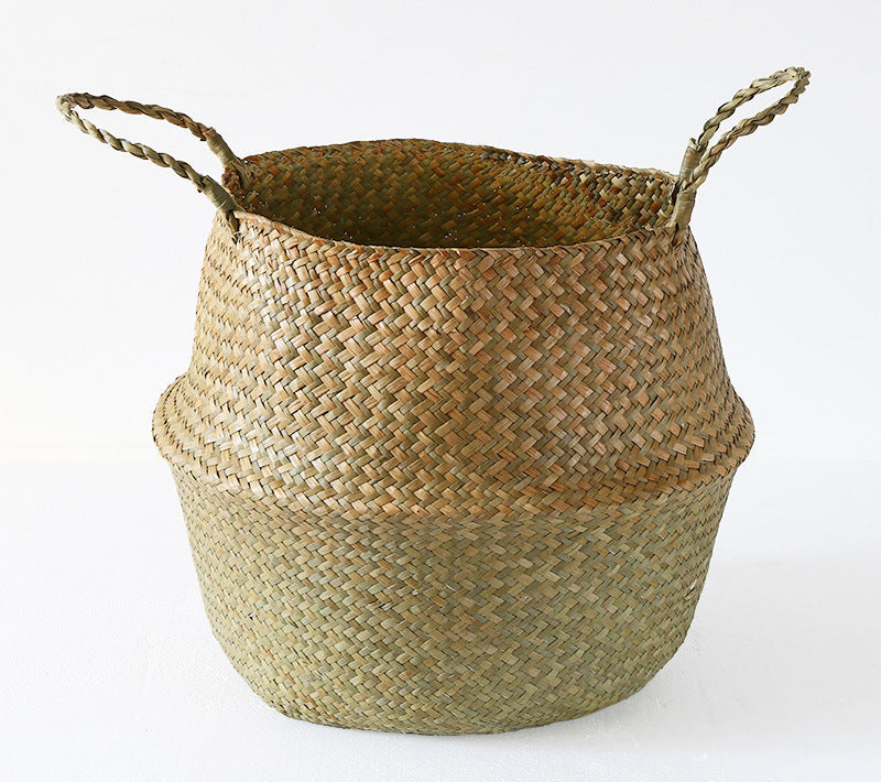 1Handwoven Decorative Storage Basket Miroken
