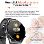 Miroken | One-Click Blood Sugar|Blood Glucose Blood Pressure ECG|ECG HRV Heart Rate Monitor Health Smart Watch