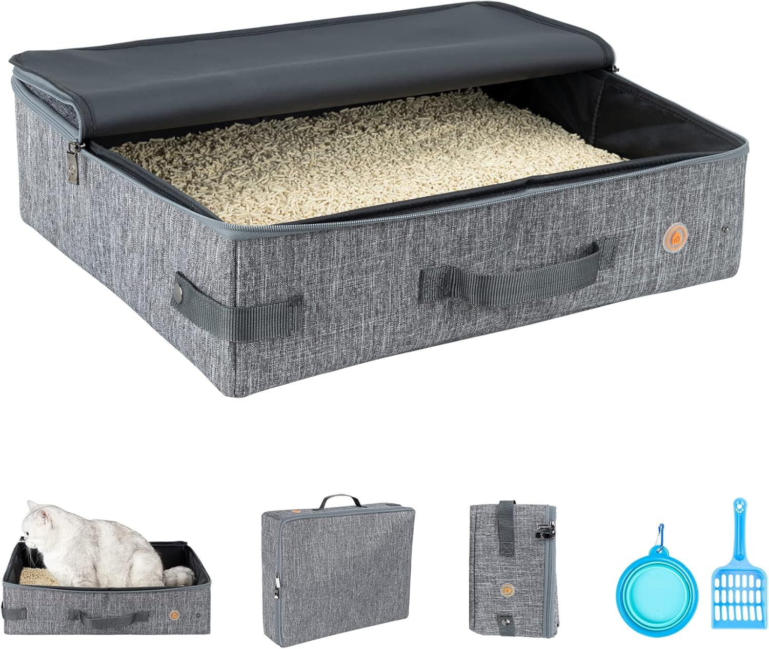Miroken Portable Travel Cat Litter Box