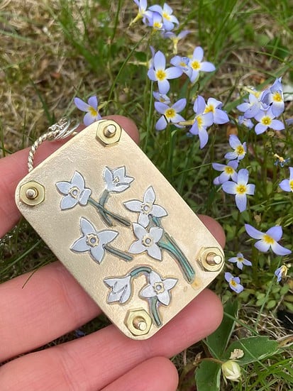 Miroken | Mini Flower Press | Compact Botanical Keepsake Maker | Portable Craft Tool