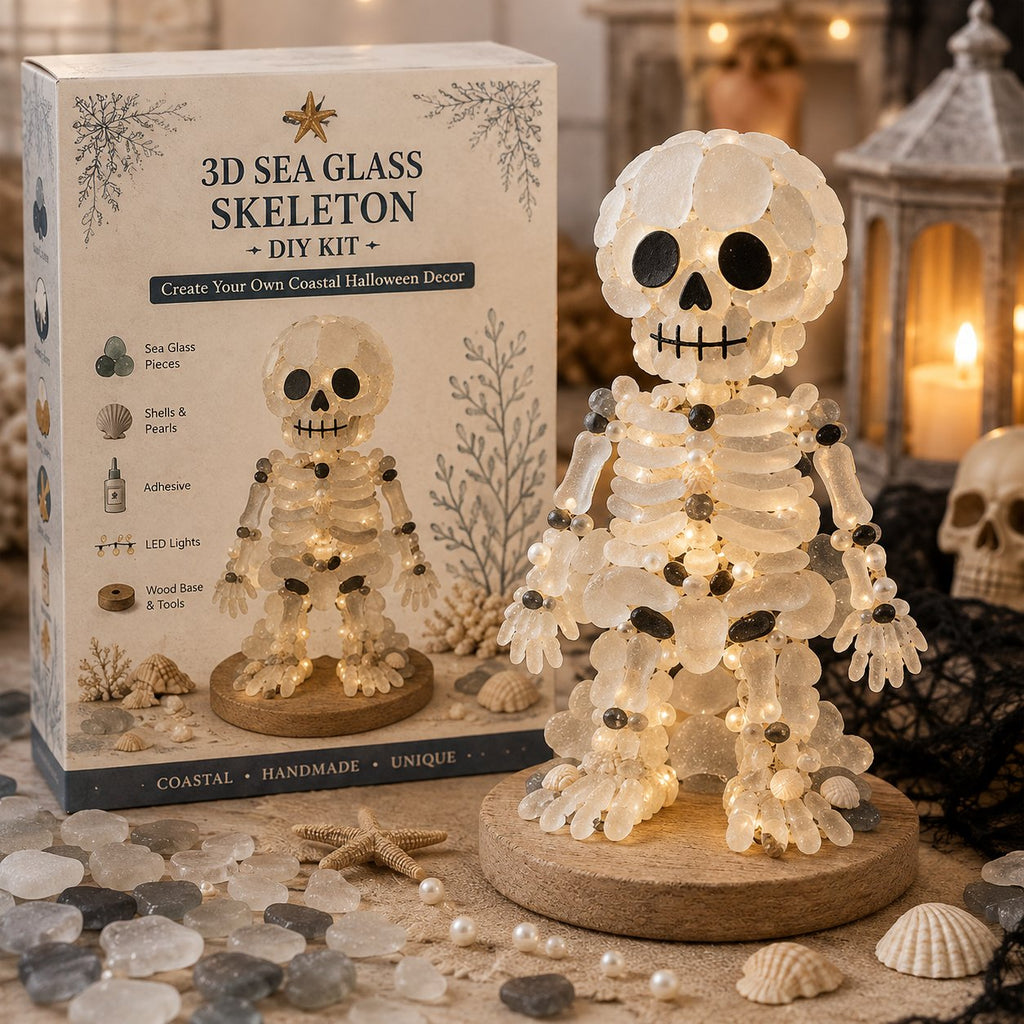 DIY Sea Glass Halloween Light-Up Collection