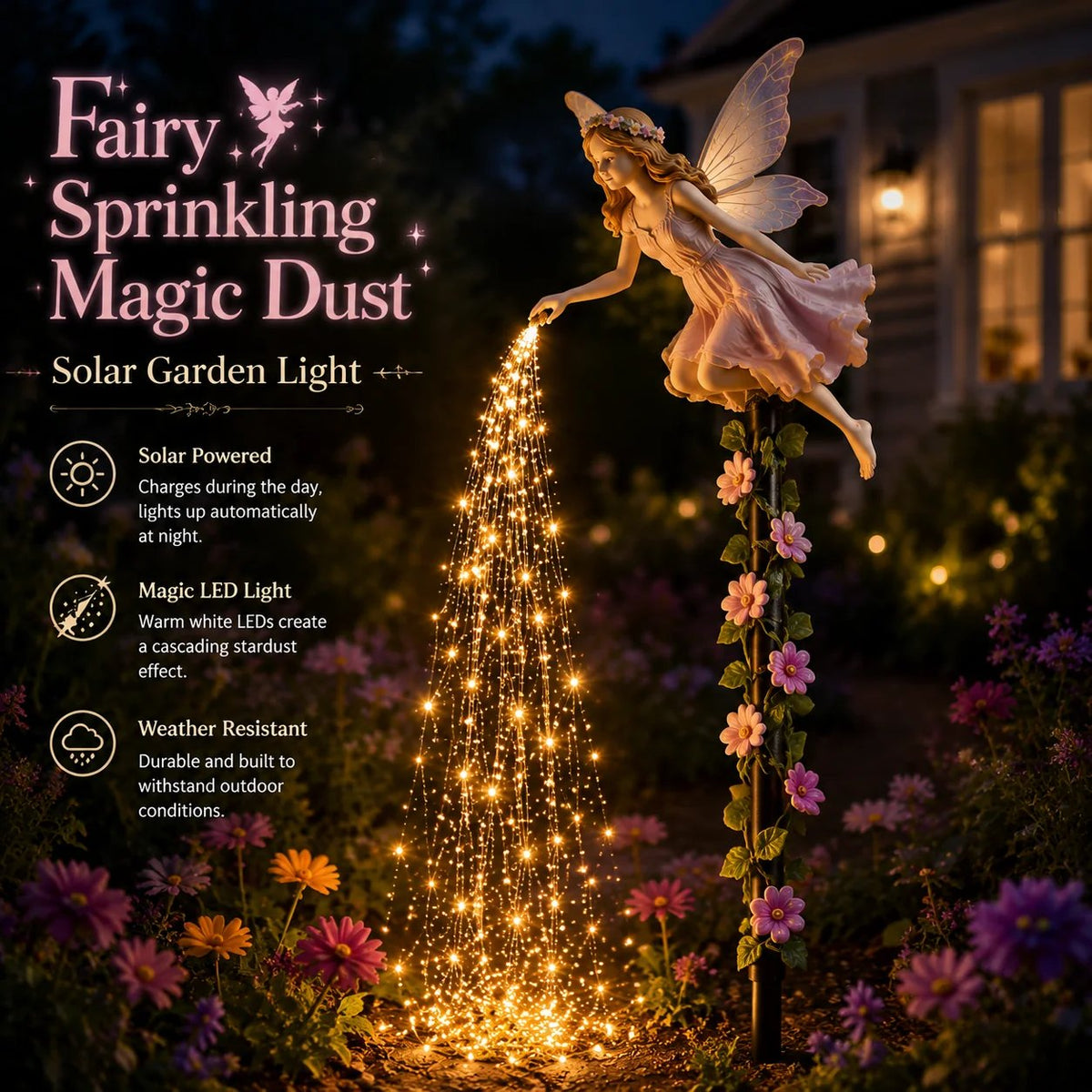 Fairy Sprinkling Magic Dust Garden Light
