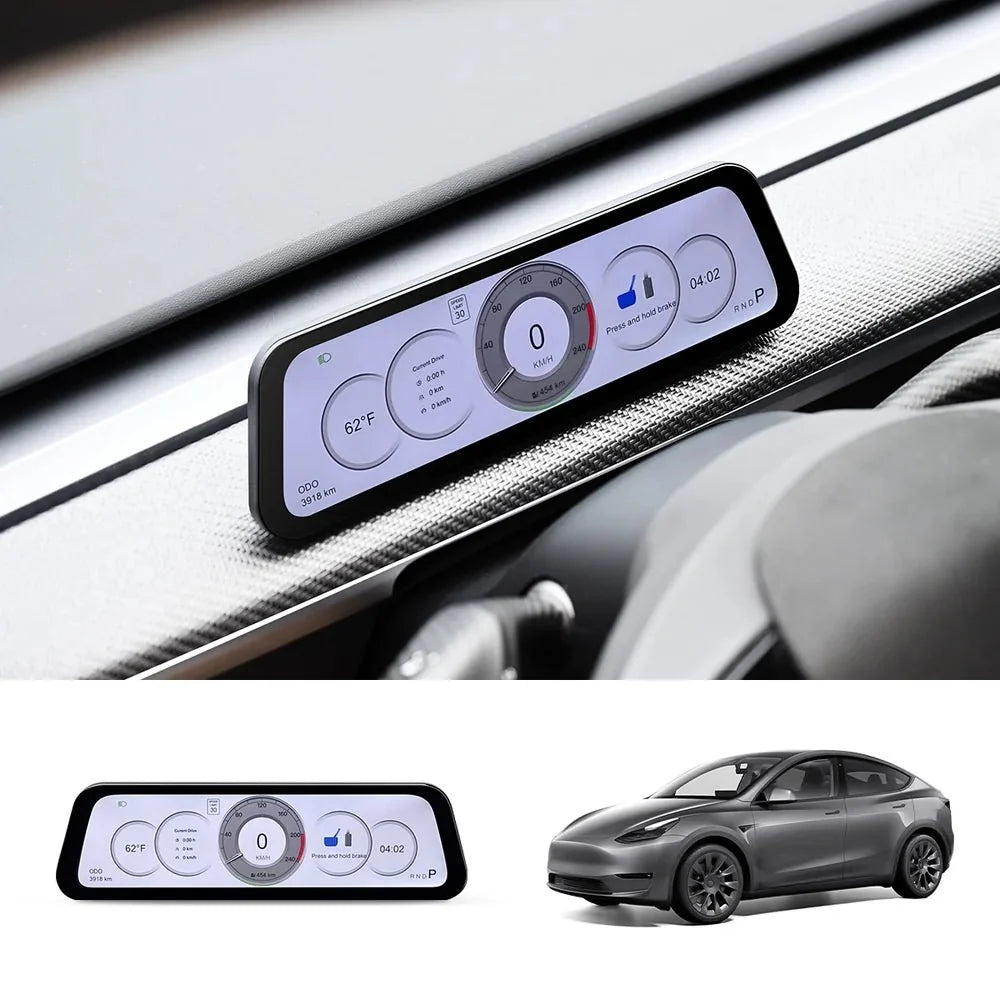 9.6-inch Instrument Cluster Display for Tesla Model 3 / Y (2021–2026)