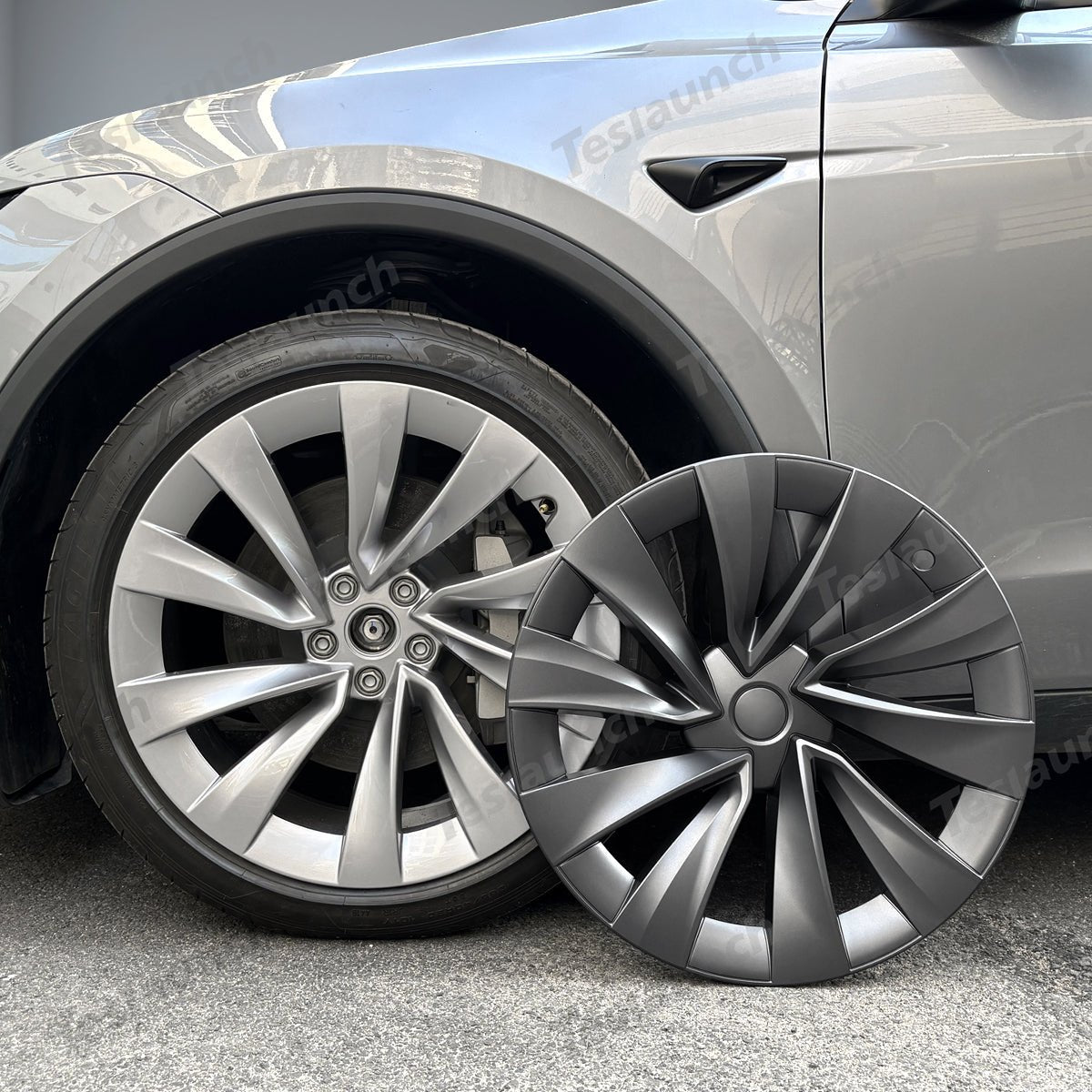 1Replacement Helix 2.0 Style Wheels Cover Hubcap for Tesla 2025+ Model Y Juniper 20'' Helix 2.0 Wheels  (1 Pc)