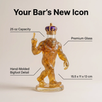 Miroken | Whiskey Decanter Funny Bigfoot Glass Bottle